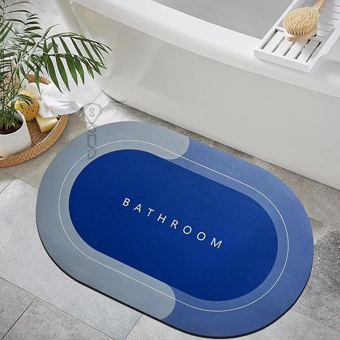 kit Tapete para Banheiro de Secagem Rápida e Super Absorvente - Ideal para Chuveiro, Cozinha e Varanda