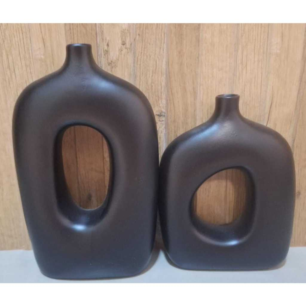 Kit Vaso Decorativo Elegance para Sala Casa Decoração Plantas