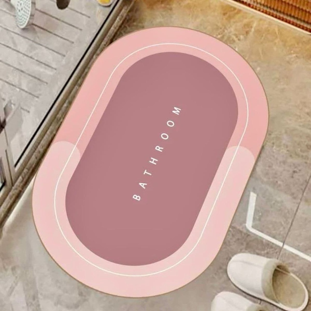 kit Tapete para Banheiro de Secagem Rápida e Super Absorvente - Ideal para Chuveiro, Cozinha e Varanda