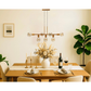 Luminária de teto Pendente Rubis para 7 Lâmpadas 68cm moderno industrial (Estilo Jabuticaba)