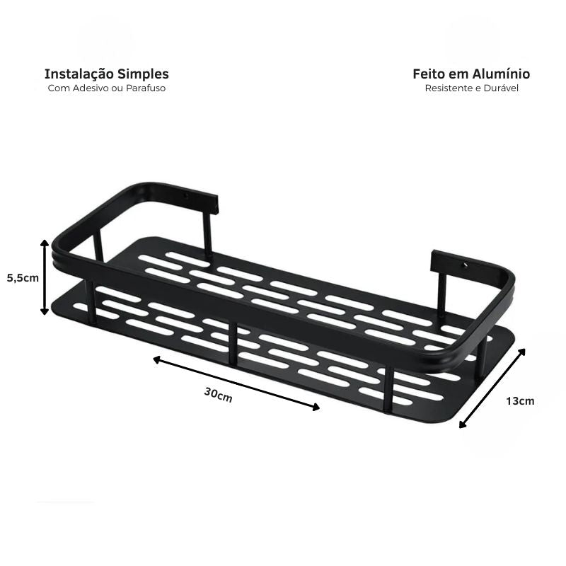 Kit com 2 Suportes de Banheiro Linea Fix – Sem Furo